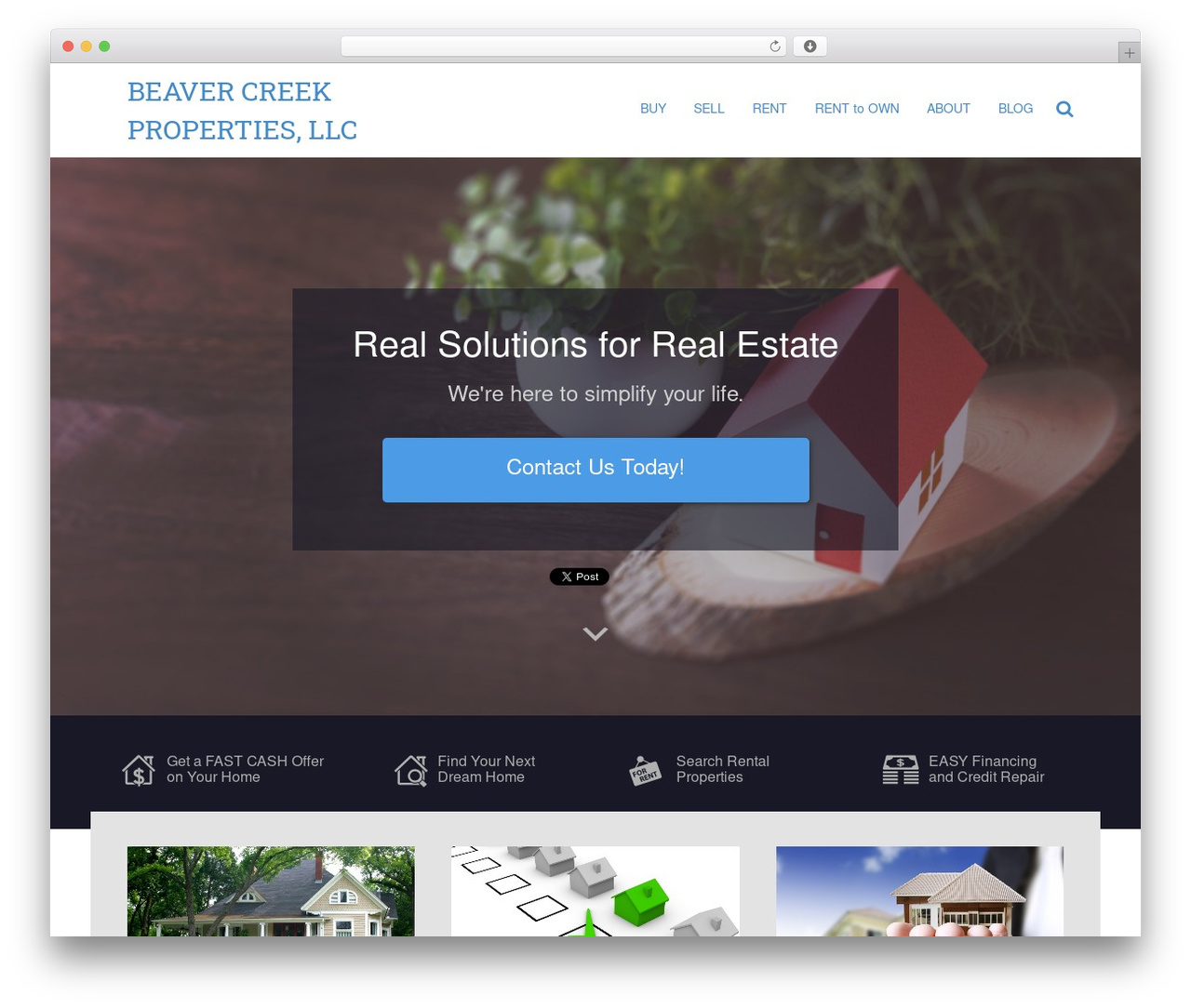 WordPress theme Beaver Builder Theme - beavercreekpropertiesllc.com