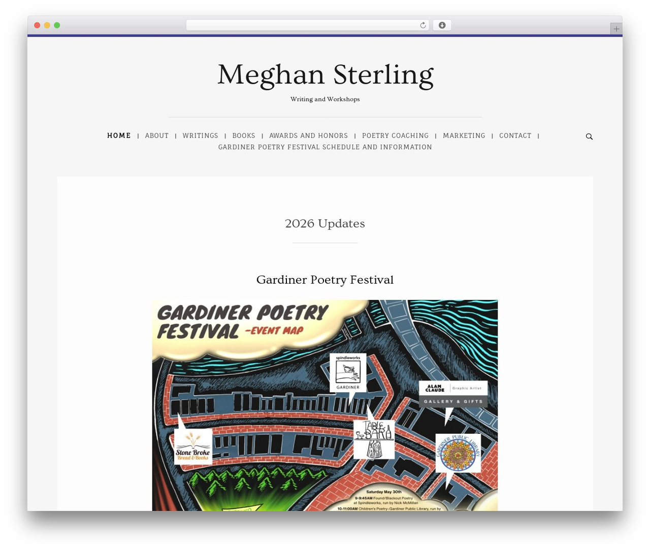 WordPress theme Calmer - meghansterling.com