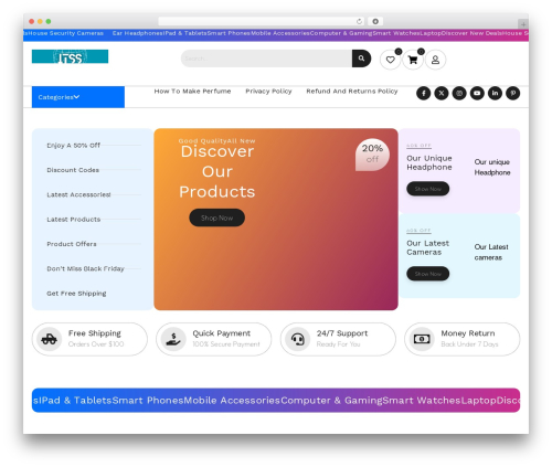 WordPress theme Eshop Elementor - itsupportandservices.com WordPress theme Eshop Elementor - itsupportandservices.com
