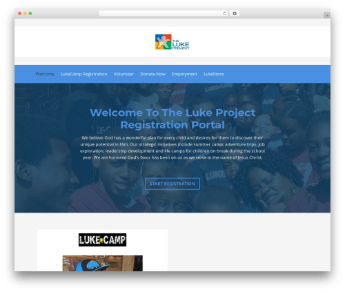 WordPress theme Summit - thelukeprojectregistration.com