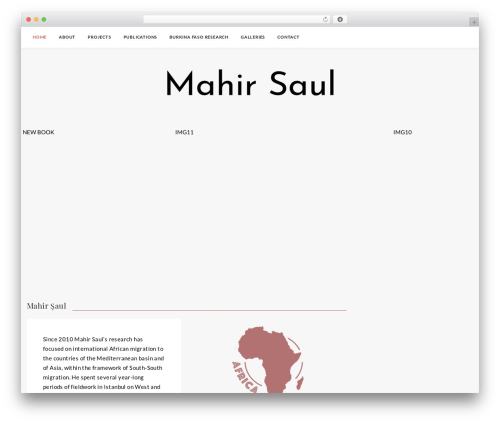 Ailsa WordPress theme - mahirsaul.com