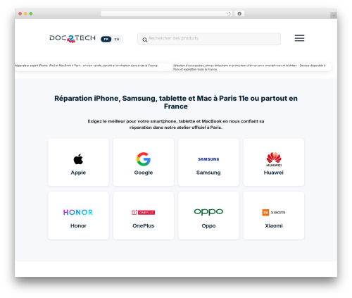 DOC2TECH WordPress theme - doc2tech.fr