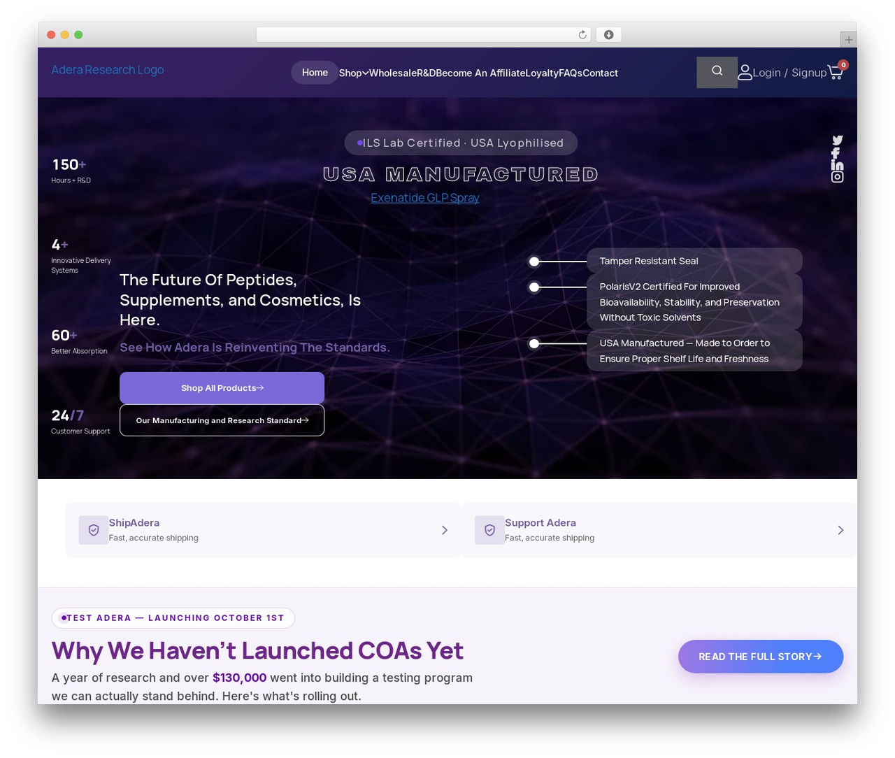 GeneratePress WordPress store theme - aderastate.com