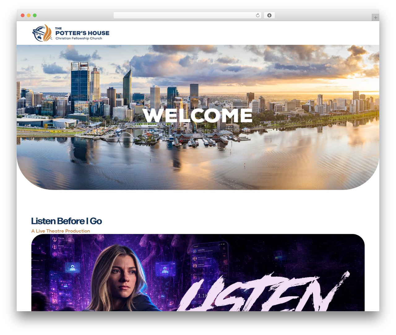 Hello Elementor Child WordPress theme design - pottershouse.com