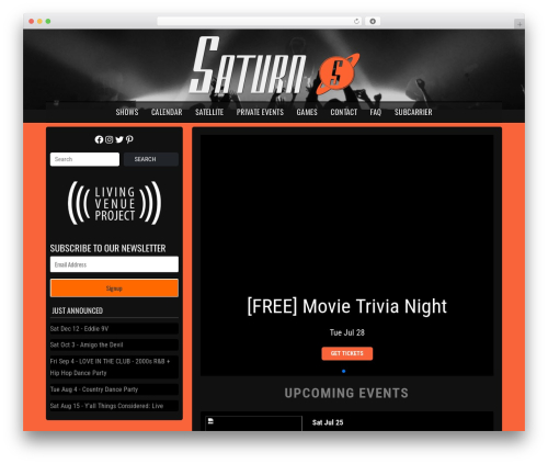 HTML5 Blank best WordPress theme - saturnbirmingham.com