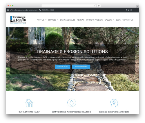 Theme WordPress Hello Elementor - drainageanderosion.com