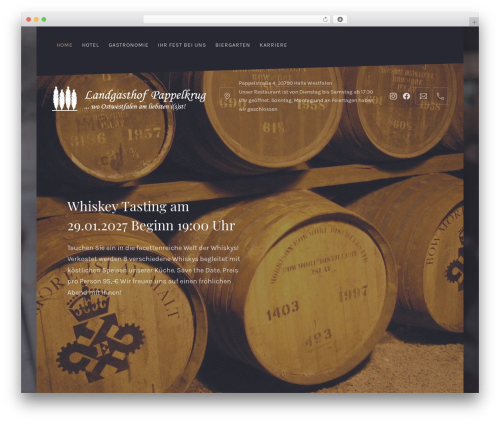 WordPress theme Ginger - landgasthof-pappelkrug.de