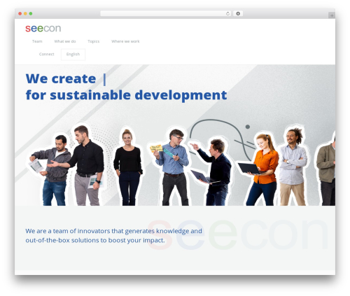 WordPress theme Grapery Theme - seecon.ch