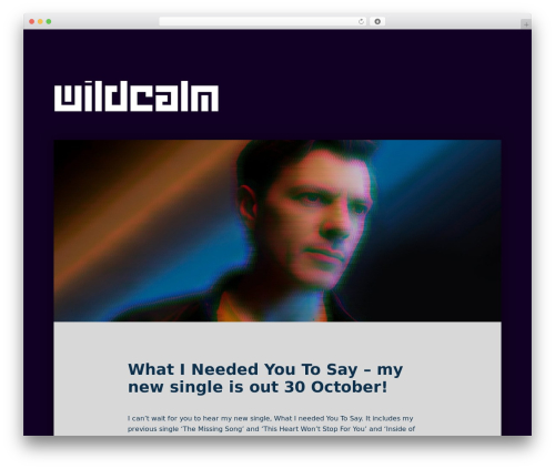 WordPress theme Modern - wildcalm.com
