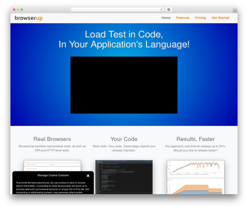 Browserup theme WordPress - browserup.com