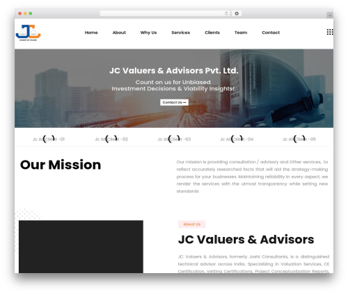 Constech premium WordPress theme - joshiconsultants.com