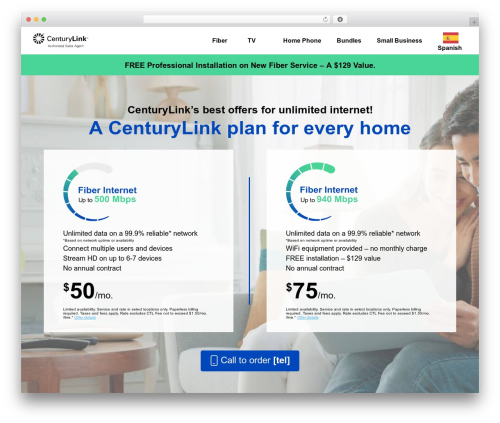 Divi WordPress theme - buycenturylink.com