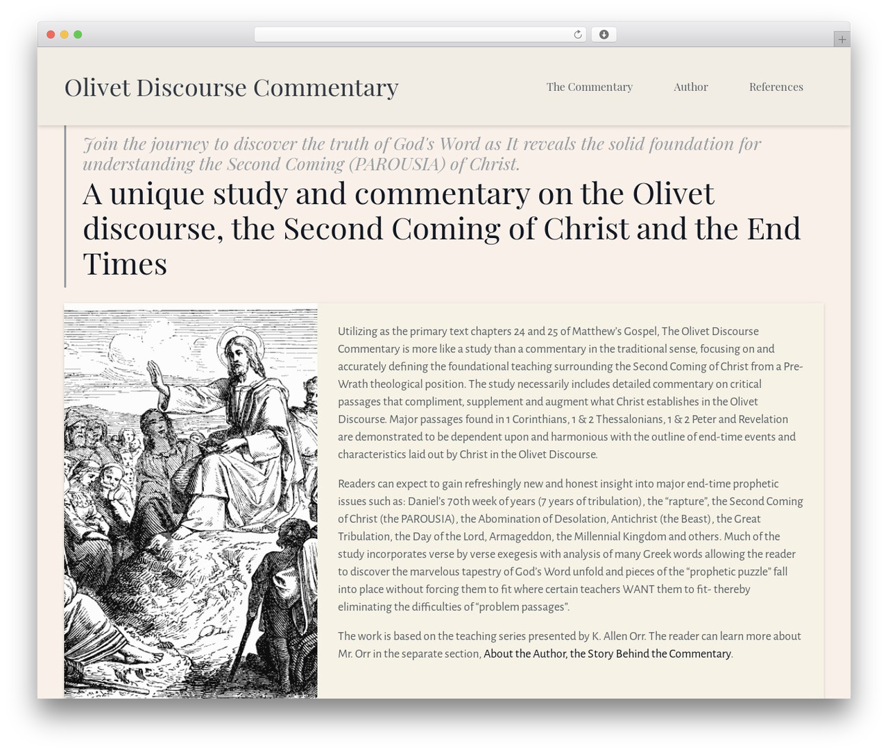 Divinity theme WordPress - olivetdiscoursecommentary.com Divinity theme WordPress - olivetdiscoursecommentary.com