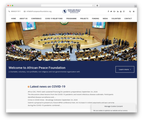 Financepro core WordPress plugin - africanpeacefoundation.org