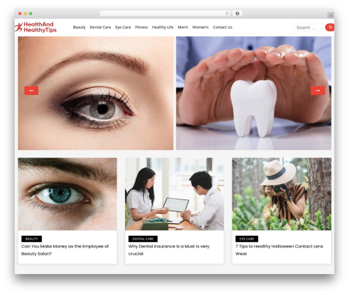 Health premium WordPress theme - healthandhealthytips.com