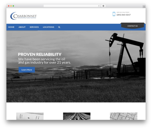 Make Clean WordPress theme - charbonnetland.com