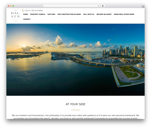 Minimal WordPress theme - hauserrealty.com