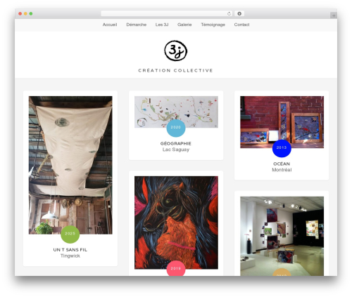 Stacker WordPress theme - creation3j.com