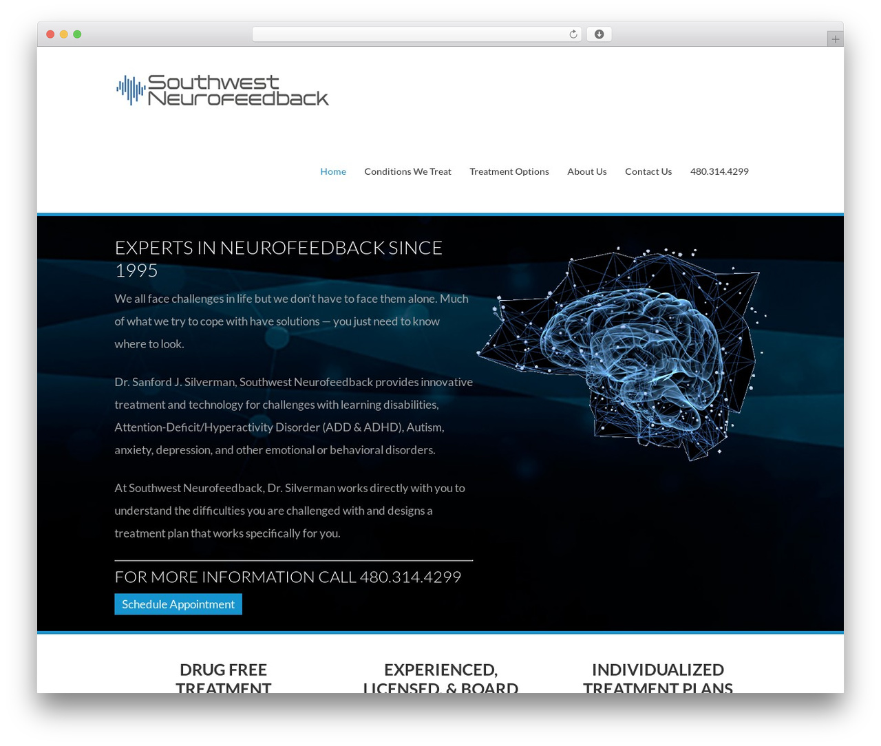 Theme WordPress Hello Pro - southwestneurofeedback.com