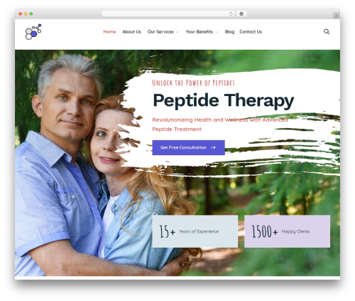 Traba WordPress theme - peptidegateway.com