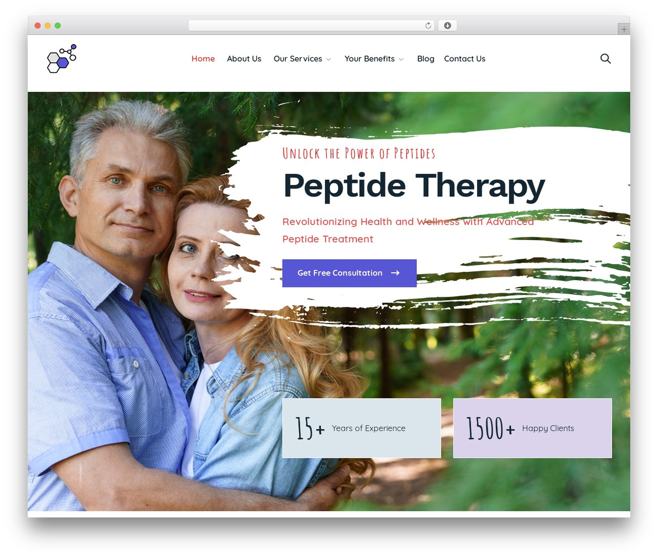 Traba WordPress theme - peptidegateway.com