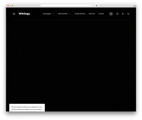 WordPress theme Wikilogy - demo.gloriathemes.com/wikilogy/demo