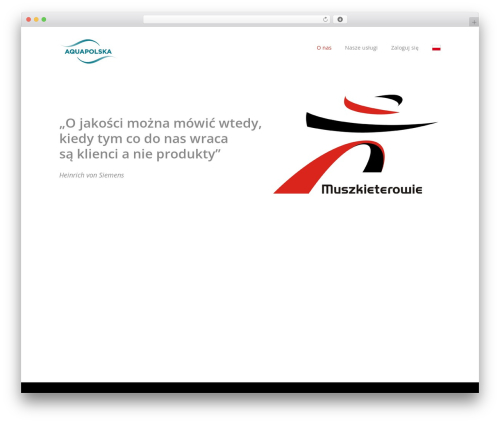 WordPress theme Aqua - aquapolska.com