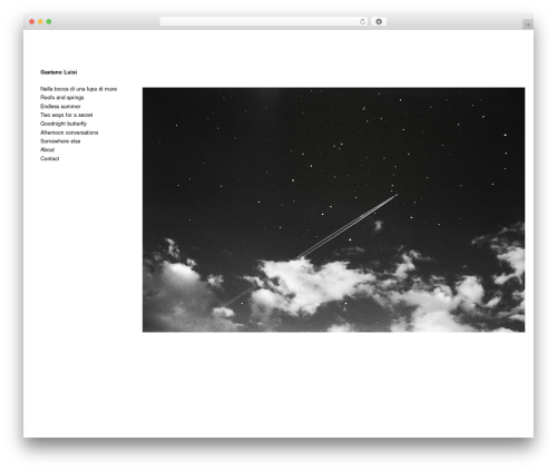 WordPress theme COLr - gaetanoluisi.com