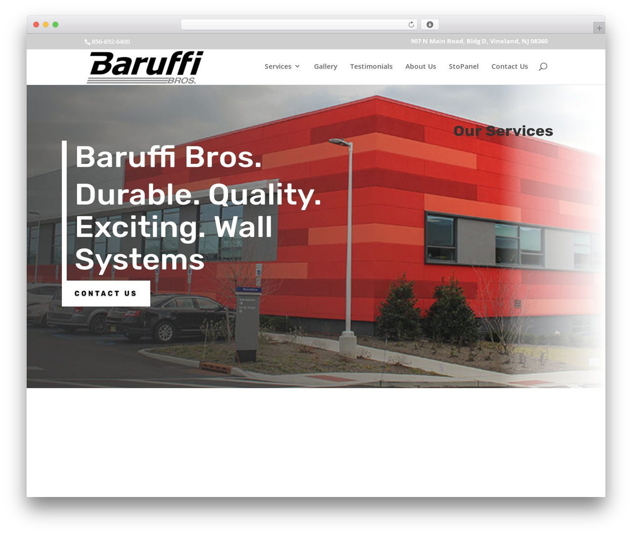 WordPress theme Divi - baruffibros.com