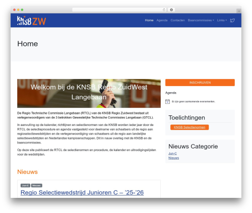 bootScore 5 WordPress theme - knsbzuidwest.nl