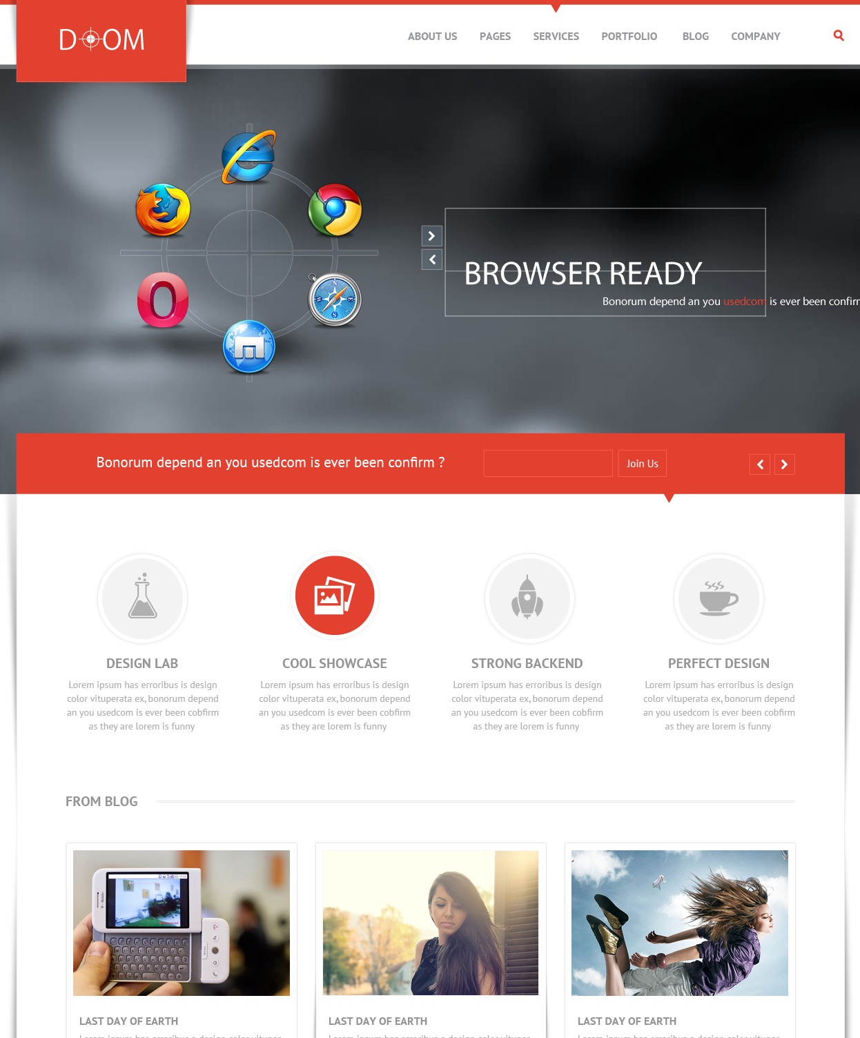 Doom WordPress theme by ThemeRox