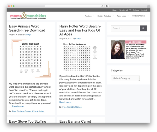 Easyrecipeplus WordPress plugin - momsandmunchkins.ca