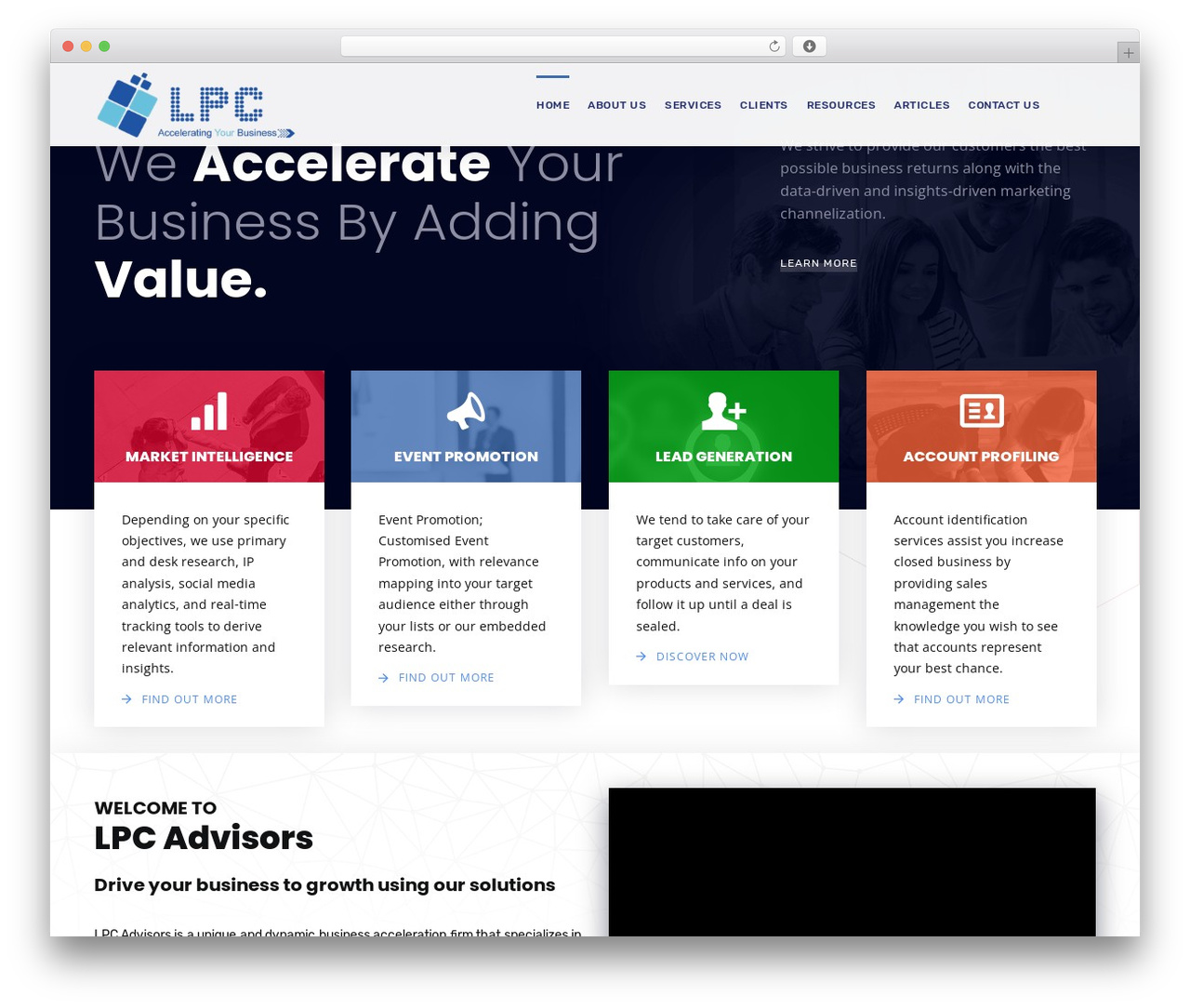 GLB WordPress theme - lpcadvisors.com