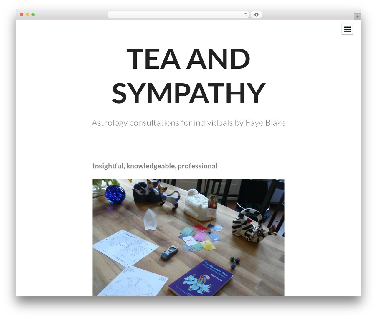 Intergalactic WordPress theme - teaandsympathy.nl