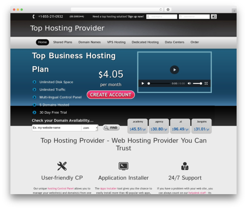 Resellerspanel WordPress plugin - tophostpro.com