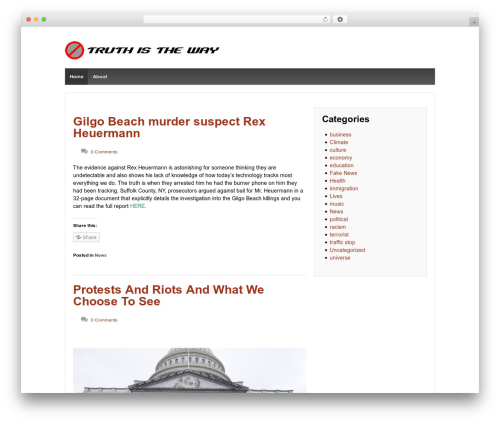 Responsive Pro WordPress theme - truthistheway.com