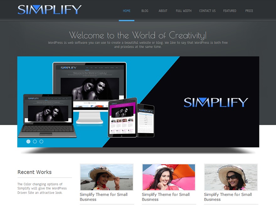 simplify-child WordPress theme simplify-child WordPress theme