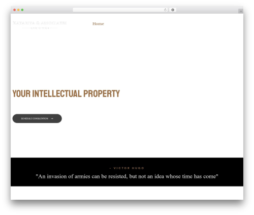 Spker theme WordPress - katariyaassociates.com