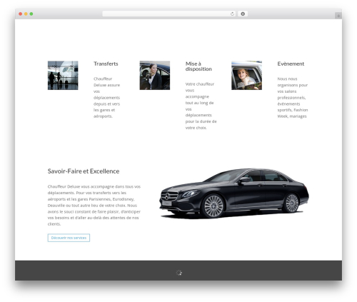 Theme WordPress Divi - chauffeurdeluxe.com