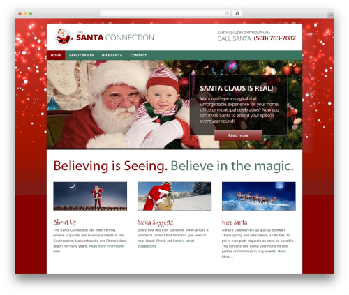 WordPress theme Catalyst - thesantaconnection.com