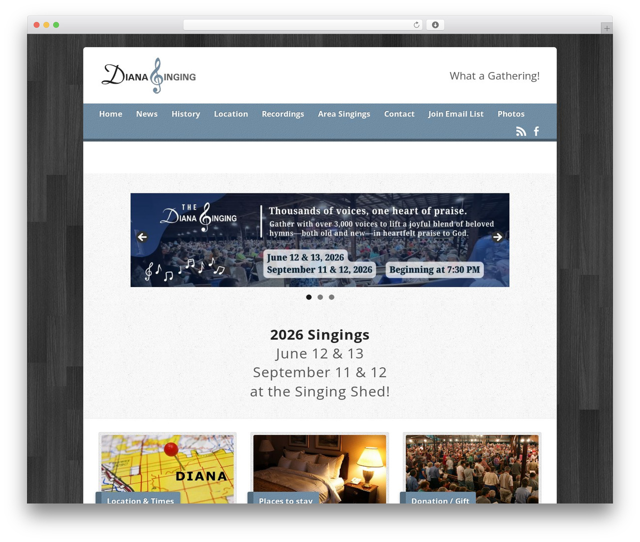 WordPress theme Risen - thedianasinging.us