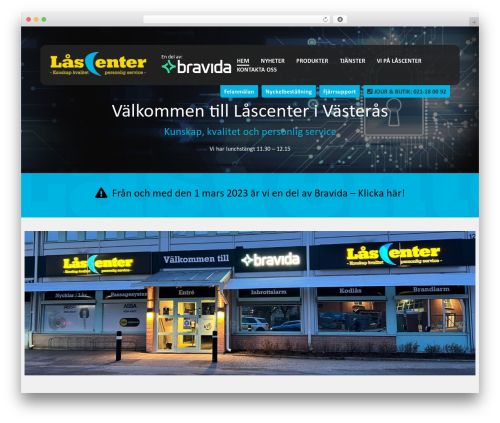 BaseQn WordPress theme - lascenter.se