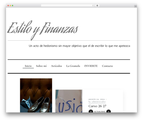 Best WordPress theme Marcell - estiloyfinanzas.com