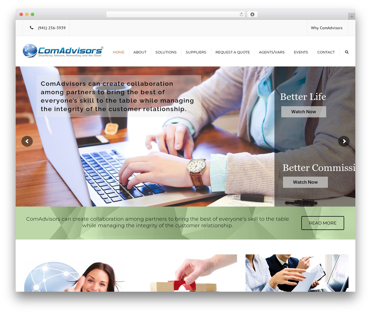 constructo best WordPress theme - comadvisors.com