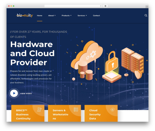Engitech theme WordPress - biznuity.com