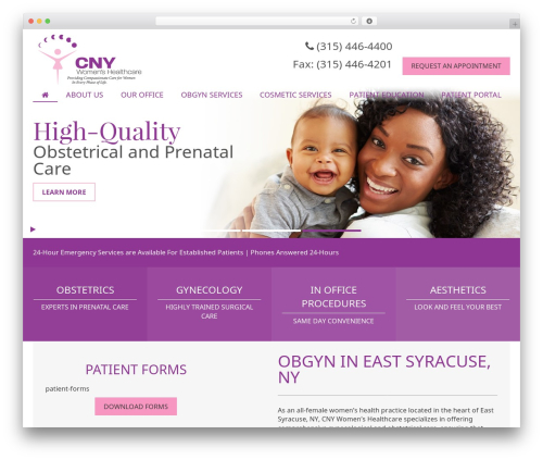 Mypractis WordPress plugin - cnywomenshealthcare.com