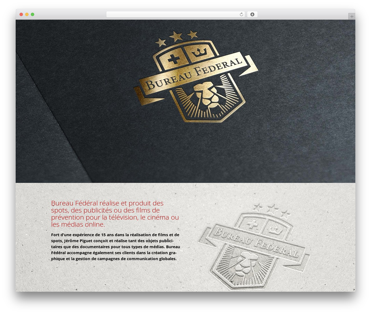 OneUp WordPress theme - bureaufederal.ch