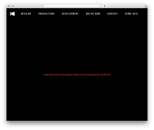 Pelicula WordPress theme - shotglassproductions.com