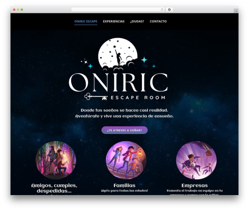 Theme WordPress web - oniricescape.com