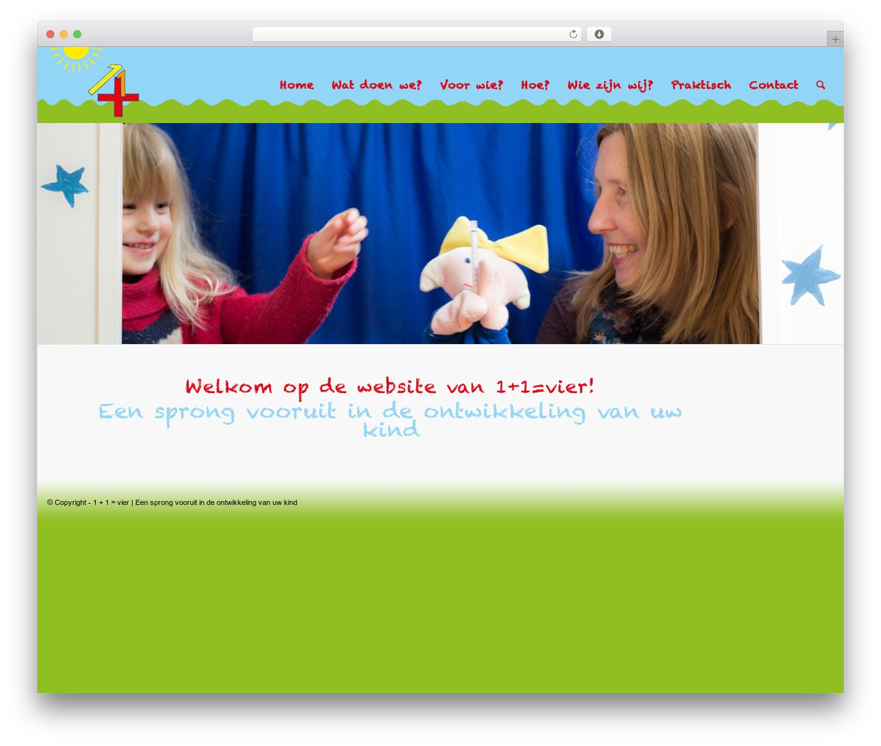 WordPress website theme Enfold - eenpluseenisvier.nl